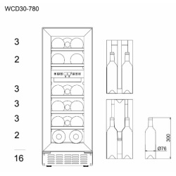 WineCave WCD30S-780-3