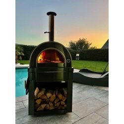 black collection module wood fired pizza oven naples 3