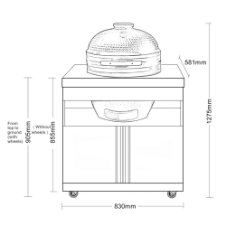 stainless collection kamado module