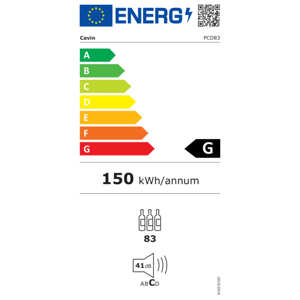 Energetska naljepnica NC 83B